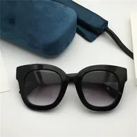 Women 0208S Black Grey shaded Sunglasses with stone stars Fashion Sunglasses New with case172K