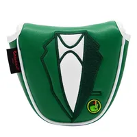 Зеленая куртка крышка крышки вода, пятно, одностороннее гольф -клуб головы, обложка PU кожаный молоток головного покрытия магнитные аксессуары 305b