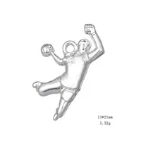 صُنع لاعب كرة السلة يدويًا لاعب الأجسام سحر اللياقة البدنية لصالح سوار قلادة القلادة Make234k