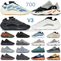 أحذية الركض الرياضية أحذية رياضية عاكسة Tephra Runner Solid Gray Black 2022 700 V2 V3 Inertia 3M Vanta Men Women 36-45
