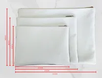 (20 peças) Bolsa de maquiagem em branco Pressione Print Print Sublimation Saco de lápis outros suprimentos de impressora
