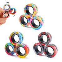 Descompresión Anillos magnéticos de juguete Idea de set de inyección ADHD Juguetes de ansiedad ADT Spinner para regalos de dedo de alivio 8 9 10 11 12 13add Yea Bdebaby Amhus