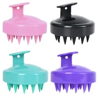 Hair Brushes L Set Of 4 Soft Sile Scalp Masr Shampoo Brush With Dandruff Assorted Colors Drop Delivery 2022 Babyskirt Ama3J