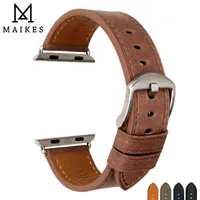 Watch Bands Premium Genuine Leather band For Apple 45mm 44mm 42mm 41mm 40mm Series 7 SE 6 5 4 3 i Apple Strap T220827