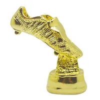 Fußball -Weltmeisterschaft Golden Schuh Golden Stiefel Top Torschütze Soccer Award Trophy Fans präsentieren Geburtstagshandwerksstatue -Legierung Geschenk297f