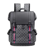 Designer Travel Backpack Men Sac à bandoulière en cuir Sac à bandoulière complet Sac à dos Sacs de message