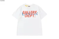 شركة Galery Dept Co التي تحمل علامة Tee Letter Blue Limited Print Print Trendy Trendy Short Sleeve T-Shirt