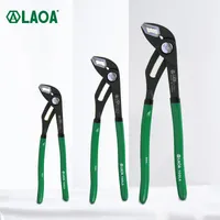 Hand Tools LAOA 8&; 10&; 12&quot; Quick release Plumbing Pliers Universal Pipe Wrench Straight Jaw Groove Joint Removal Tool