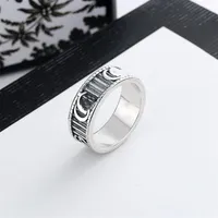 Yüksek kaliteli üreticiler Gümüş Kaplama Yüzük Erkekler ve Kadınlar Çift Sevgi Yüzük Yeni Ürün Kişilik Halkası Moda Jewelry302R