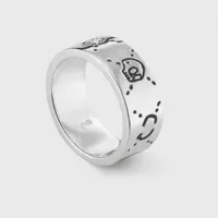 Mens Luxurys Ring Designers Jewelry Designer Engagements for Women Love Ring Men Classic Skull Fashion Rings 925 Sterling Silver Orname2212
