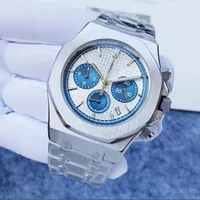 Herrenquarz Uhr 42mm Vollstahlstahl -Gurt Designer Sapphire Luminous Watches Business Casual Montre de Luxe