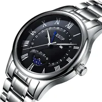 AESOP Luxury Men Quartz Watch Chronograph Men's Wristwatch Stainless Steel Male Waterproof Watch Clock Men Relogio Masculino281c