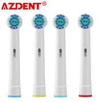 Toothbrush head AZDENT 4Pcs Pack Replacement Sonic Electric Heads Tooth Dupond Brush Head Original Nozzle Jets Smart 220909