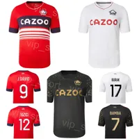 2022 2023 Club Lille Soccer Jersey FC 17 Yilmaz 9 David 12 Yazici 7 Bamba 10 Ikone 4 Botman 6 Fonte 19 Lihadji Kits de Football Kits Color