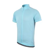 순수한 색상 전체- 남성 여성 솔리드 사이클링 짧은 슬리브 유니폼 전장 지퍼 유방 자전거 자전거 Jersey262c