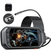 Endoscope Dual Lens 4.5" IPS Screen 1080P HD Inspection Camera Industrial Borescope Digital With 32GB Card