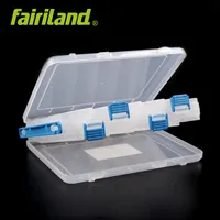 Fairiland multifunctional fishing tackle box 12 Compartments DOUBLE side lure bait boxes Transparent bait hook organizer2556