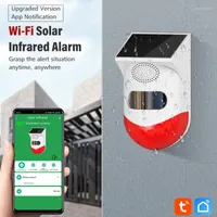 Smart Home Sensor Tuya WiFi PIR Infrared Detector Security Burglar Wireless Alarm System Solar Siren Outdoor 433MHz