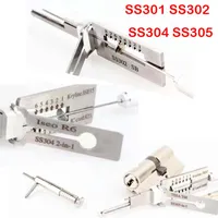SS301 Cisa SB SS302 SS304 ISCO R6 SS305 TESA T60 2 In 1 China Supplies Civil Lock Pick Set Dedicated Opening Tool Locksmith Tools