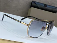 الفاخرة النسائية نظارة شمسية الأزياء منتصف الليل على غرار Sun Sun Glasses UV Protection Men Designer Eyeglass Bradient Metal Beans