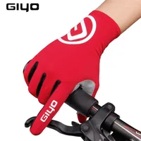 Fünf Finger Handschuhe Giyo Touchscreen Lange Finger Finger Halbgel Sport Radsporthandschuhe MTB Road Bike Racing Glove Frauen Männer Fahrrad S02 BRASSEN 220909