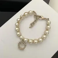 Tenha selos Fashion Pearl Bracelets Bangles Mulheres Party Wedding Lovers Gift Engagement Jewelry for Bride with box193y