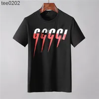 printing pattern men's tee shirt Largete size loose fashion personality SS21 men design shirts women's short high quality black and whi