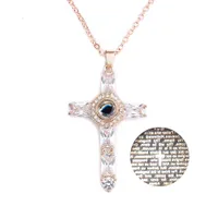 Anh￤nger Halsketten S371 Modeschmuck Ornamente Projektion Halskette Diamant Anh￤nger W￶rter Kreuzketten Halsketten Drop Lieferung 2021 DHH2Q