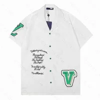 Chemises habill￩es pour hommes 2022 Designers Chemises Short de plage pour hommes Fashion Hawaii Floral Print Bowling Shirts Casual
