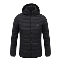 남자 양털 재킷 방수 겨울 난방 재킷 열 난방 의류 스키 코트 남자 하이킹 재킷 S-4XL 2colors 20306p