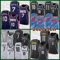 New College Basketball Wears Brooklyn''nets'men 2022 New Ben 10 Simmons Kevin Basketball Jerseys 7 Durant Kyrie 72 Biggie 11 Irving Cheap L