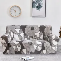 Coperture per sedie divano di stampa floreale per palette da soggiorno in cotone elastico protezione asciugamano 1pc 220906