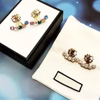 Mode Women Earings Jewelry Luxurys Designers Earrings Brands Gold Ear Studs Designer Pearl Earrings 925 Des Boucles Doreilles C2681
