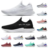 React Fly knit V2 V1 Mens Womens Running Shoes ALL White Triple Black Pewter Fusion Outdoors Trainers Men Sports Sneakers279C