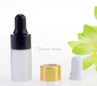 Botellas de muestra cosm￩tica al por mayor de aceite esencial Cattar Frost Glass Dropper Bottles mini botellas vac￭as viales perfume botella de recipiente l￭quido