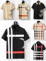 Polos de dise￱ador de polos para hombres Polo para hombres Polos de lujo Camiseta casual Cartas bordadas Fashion High Street M-XXXL