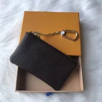 Luxurys Design Portable Key Pouch Wallet Classic Man/Women Coin Purse Chain Bag Wallets