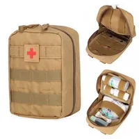 POUCHA Camping Medical Tactical Molle First Aid Kit Ejército Campo de caza al aire libre Herramienta de supervivencia de emergencia Pack Military Medical EDC Bag311x