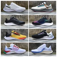 Zoom Pegasus 37 39 35 Chaussures décontractées Classic Flyease 38 Triple Blanc Soyez True Midnight Black Navy Chlore Chlore Ribbon Green Wolf Grey Designer Trainers Sneakers