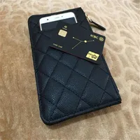 Women Mobile Phone Bag Zipper Pocket Wallet Luxury VIP Gift Leather Crite Card Card Bag Bage Terment