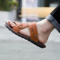 Sandals sandalsslippers wandelen Heren de Casa voor Sandles Summer Ete Para da transpirabels man Sandalen Couro 2022 Vietnam Sandali Men