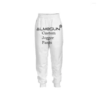 Pantaloni da uomo jogger personalizzato pantaloni della tuta casual 3d su tutta la moda maschile bermuda divertente homme unisex abbigliamento unisex