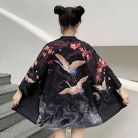 Etnik Giyim Kimono Cosplay Yukata Kadın Japon hırka blon Asya Gömlek Harajuku Kawaii Haori 10480