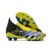 أحذية كرة القدم أحذية كرة القدم المرابط عالية الكاحل في الهواء الطلق الأحمر الأسود الأسود اللون الأزرق الأصفر 2022 2021 فورتور فرياك.