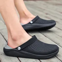 2020 وصول جديد Croc Clogs Summer Shoes Usisex Summer Beach Sandals Men Vrock Flat Hole Shoes Mans Swiming Sliper Sandalias MX2263P23T