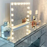 Espejos compactos espejo de maquillaje de tocador