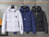 2022 Stil ber￶md designer Italien Luxury Men Down Jackets Canada North Winter Red Triangle Label Limited Series bekv￤ma och varma jacka mankl￤der M-2XL