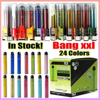 30 Цветов Банг XXL одноразовые электронные сигареты POD 6 мл тележки XXTRA VAPES PEN 800MAH Батареи предварительно заполненные пары 2000Puffs E CIGS Старшие комплекты Оптовые