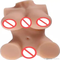 MINI Sex Toys Realistic Silicone 3D Vagina Pussy & Anus Ass Real Sex Dolls For Men Masturbation Sex Product Men Ipsation346L