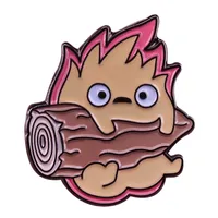 Other Fashion Accessories A cute pin of Calcifer from Howls Moving Castle Everbody s favourite scary powerful fire demon in pocket size